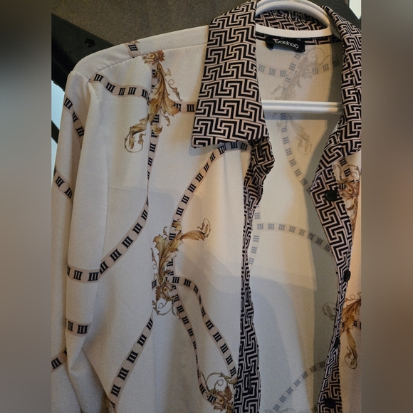 Women Button Up Long Sleeve Shirt - Picture 3 of 6